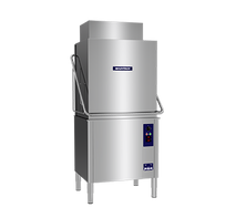 Washtech AL8C - Passthrough Warewasher with Heat Recovery Unit - 500mm x 600mm Rack