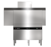 Washtech CDe120 - 120 rack per hour Conveyor Dishwasher