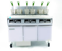 Frymaster Filtration H55- FPH355C-FD-NG 3 Full Pot w Computers Front Oil Discharge Nat Gas