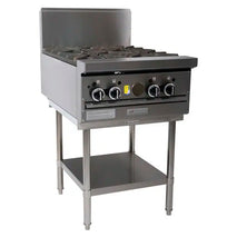 Garland Restaurant Modular Top 600mm 4 Open Burner Nat Gas- GF24-4T-NG