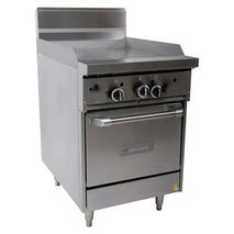 Garland Restaurant Range 600mm-GF24-G24L-NG Griddle w Oven Nat Gas