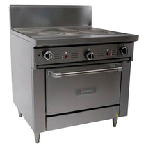 GARLAND RESTAURANT RANGE- GF36-TTR-NG 900MM WIDE DUAL TARGET TOP W OVEN NAT GAS