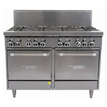Garland Restaurant Range- GF48-8LL-NG 1200mm Wide 8 Burner w 2 Ovens NG