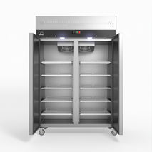 1300 Litre Upright Double Door Stainless Steel Door Freezer