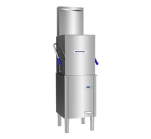 Washtech M1C - Professional Passthrough Dishwasher with Heat Condensing Unit - 450mm Rack