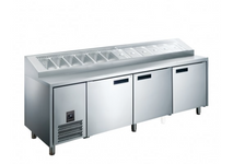 Pizza Prep Fridge 3 Door-Glacian