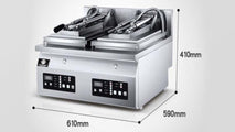 Fully Automatic Two Pan Gyoza Grill
