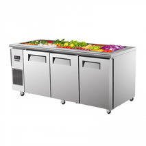 Salad Side Prep Table Buffet 3 Door