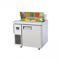 Salad Side Prep Table with Hood Lid 1 Door