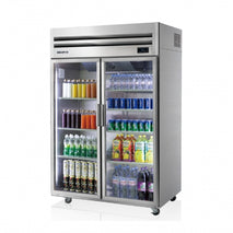 2 DOOR GLASS REFRIGERATOR