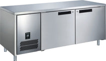 2 Door Slimline 660 Deep Steel Chiller-Glacian