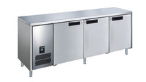 3 Door Slimline 660 Deep Steel Chiller-Glacian