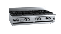 B+S Black Eight Burner Boiling Top Bench Mounted BT-SB8BM