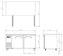 FRESH Refrigeration Side Mount Under Control Duel - FT-1500RF