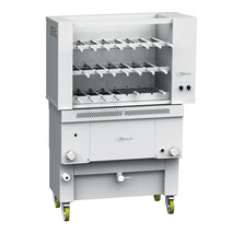 Gresilva horizontal multifuction gas rodizio grill