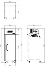 Fresh Refrigeration Single Door Freezer KTM-25FS1