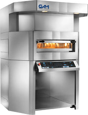 PRINCE Rotating Pizza stone Deck Oven with Patented PRS System - 9 x 34cm pizzas