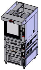 Teorema Combi Anemos  Bakery Combination - 6 Tray bakery touch Combi Oven with Double Deck 2 tray Pastry Oven and 3 tray Proving Cabinet with humiidifier