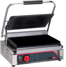 Panini Press Single Ribbed Top Flat Bottom-Anvil
