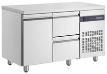 Under Bar Fridge 1 Door 2 Drawers-Inomak