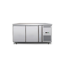 Under Bench Storage Freezer - 282L 2 Doors - Stainless Steel