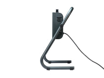 VARMATEC Revolving floor model single waterproof infrared heater on directable stand with handle.
