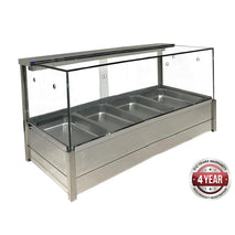 BM14SD Heated Wet 8 x 1/2 Pan Bain Marie Square Countertop Display