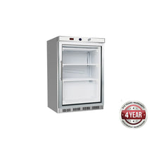 HF200G S/S Display Freezer with Glass Door