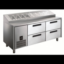Pizza Prep Fridge Draw Unit-Glacian