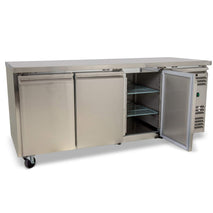 Three Door Commercial Worktop / Under Bench Fridge 700mm Depth