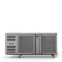 Glass Chiller - Two Door Glass Chiller With Two Shelves - 500 x 500 baskets