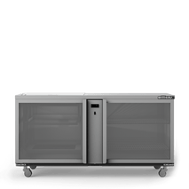 Glass Chiller - Two Door Remote Glass Chiller With Two Shelves - 500 x 500 baskets