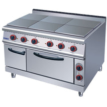 ZH-TT-6C  ELECTMAX  - 6 hotplates with oven