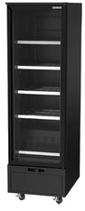 Refrigerated Merchandiser Upright - 1 Door Black