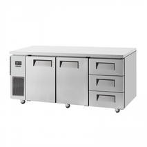 UNDERCOUNTER REFRIGERATOR WITH 3 DRAWERS 2 DOORS