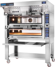 AZZURRO Bakery 2 tray stone Deck Oven with Dual Static/Fan Forced Technology - (60 x 40cm) tray