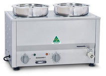 Roband Counter Top Bain Marie 2 x 200mm round pots