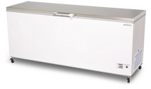 Storage Chest Freezer - 675L  -  Flat Top - Hinged - Stainless Steel