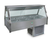 Roband Straight Glass Refrigerated Display Bar, 8 pans