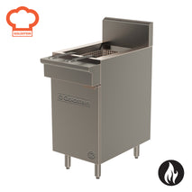 FRG1L | FLAT BOTTOM 457MM WIDE FISH FRYER | GAS