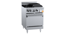 K+ Oven With Two Open Burners 300mm Char Broiler KOV-SB2-CBR3