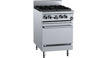 B+S Black Four Burner Oven - OV-SB4