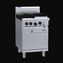 RS-2B3C Luus 2 Burner 300mm Chargrill with Oven