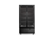 SKB900N-A 2 Glass Door Display or Storage Fridge