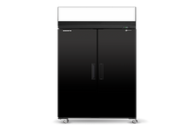 SKT1300N-AC 2 Glass Door Display or Storage Fridge, Lit Sign