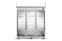 SKFT1500NS-AC 3 Solid Door Upright Display or Storage Freezer