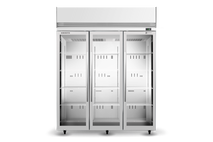 SKFT1500NS-A 3 Solid Door Upright Display or Storage Freezer