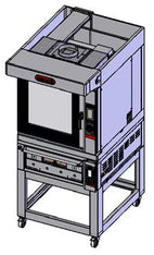 Teorema Combi Anemos  Bakery Combination -  6 Tray Bakery touch Combi Oven with Single Deck 2 tray Pastry Oven and Stand