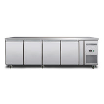 Under Bench Storage Freezer - 553L - 4 Doors - Stainless Steel