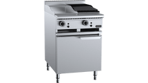 Verro Combination 300mm Grill Plate 300mm Char Broiler Cabinet Mounted VBT-GRP3-CBR3 CBM